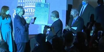 Alberto Fernández participó en los actos por el Bicentenario de la Autonomía Provincial de Catamarca.