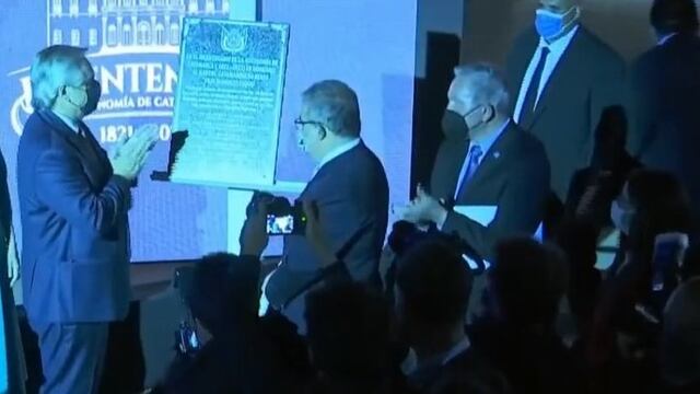 Alberto Fernández participó en los actos por el Bicentenario de la Autonomía Provincial de Catamarca.