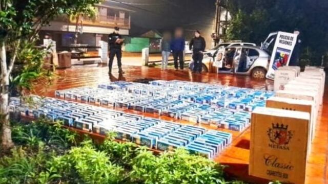 Secuestran contrabando de mercaderías ilegales en Colonia Aurora.
