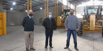 El Intendente Sánchez presentó las nuevas maquinarias viales