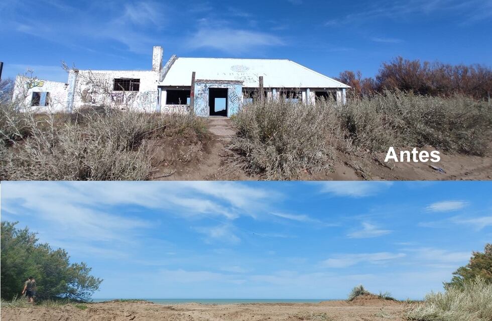 Fin de una época: finalizó la demolición de La Barraca en Pehuen Co