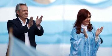 Alberto Fernández y Cristina Kirchner. (La Voz/archivo)