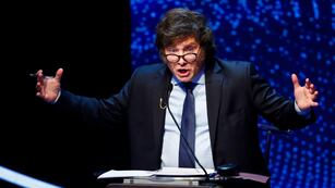 Javier Milei, candidato presidencial por la coalición La Libertad Avanza.