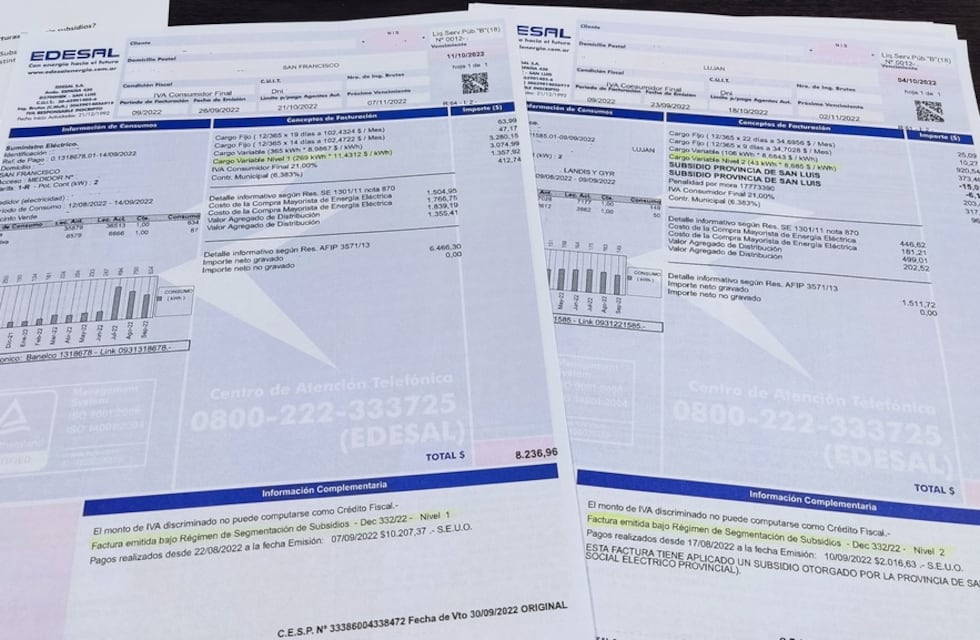 Boletas de luz ya llegan con el nuevo subsidio a San Luis: ¿Cómo hacer el trámite?