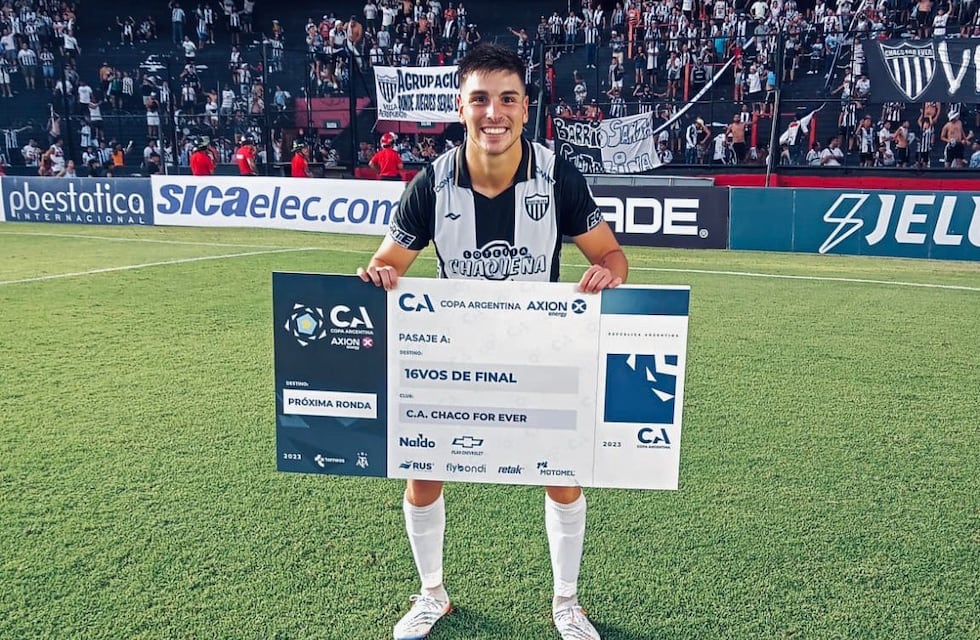 Ignacio Abraham fue titular en el “triunfazo” de Chaco For Ever por la Copa Argentina