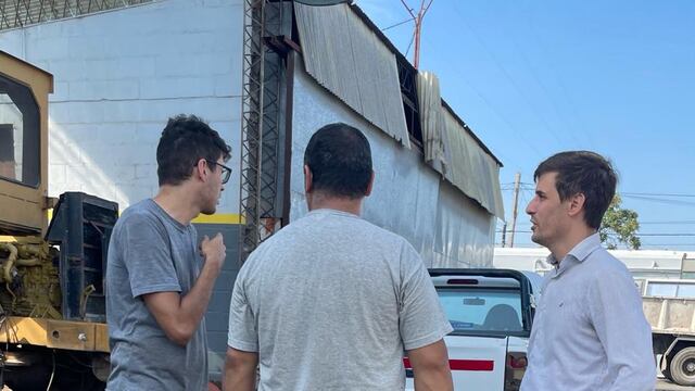 Viotti visitó el corralón municipal