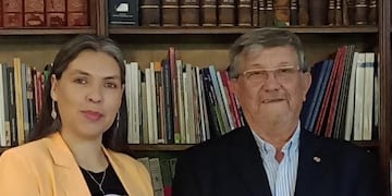 La embajadora de Chile en la Argentina, Bárbara Figueroa, visita Jujuy por invitación del presidente de la Cámara de Comercio Exterior de Jujuy, Jorge Gurrieri.