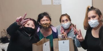 Parte del equipo de Malvo Textil.