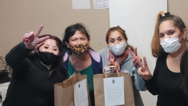 Parte del equipo de Malvo Textil.