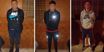 Tres delincuentes colombianos fueron detenidos en Villa Devoto.