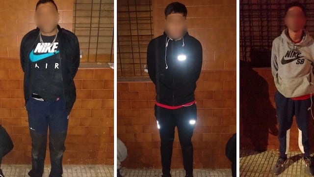 Tres delincuentes colombianos fueron detenidos en Villa Devoto.