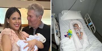 “Los festejo acá”: las emotivas fotos que Barby Franco publicó de la internación de Sarah.