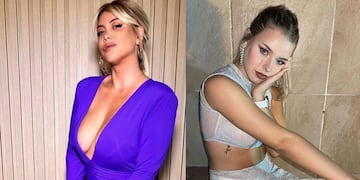 No solo pasó con la China Suárez: la microbikini bicolor que tienen Wanda Nara y Coti Romero en común.