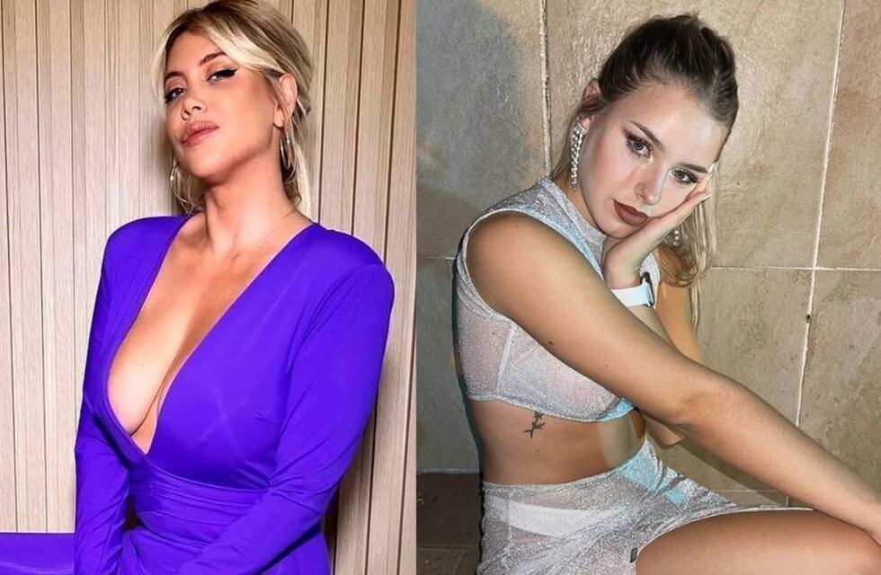 No solo pasó con la China Suárez: la microbikini bicolor que tienen Wanda Nara y Coti Romero en común