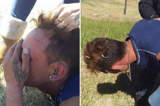 El detenido quedó alojado en un calabozo en la Comisaría 14 de Alvear.