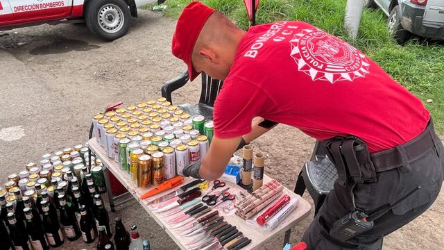 Policía de la Provincia de Córdoba en el operativo en la previa del clásico entre River y Boca en el Kempes