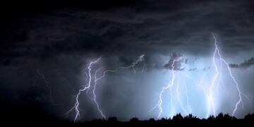 Alerta amarilla por tormentas fuertes en Córdoba.