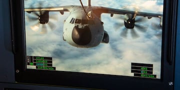 Atlántico Sur: aviones de la Royal Air Force realizaron reabastecimiento en vuelo