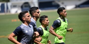Entrenamiento de Talleres en el predio Amadeo Nuccetelli. (Pedro Castillo / La Voz)