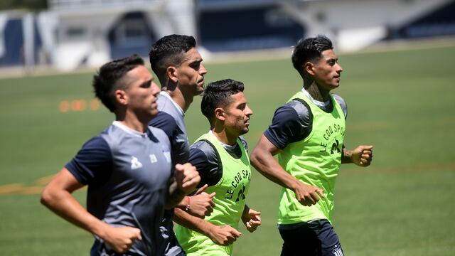 Entrenamiento de Talleres en el predio Amadeo Nuccetelli. (Pedro Castillo / La Voz)