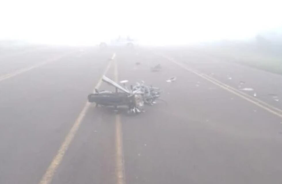 Accidente fatal en San Javier: un motociclista falleció tras chocar contra una camioneta