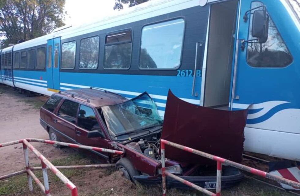 Tren de las Sierras: otra vez chocó un automóvil, esta vez en la comuna de San Roque