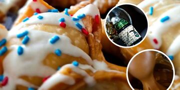 Dulce de leche y fernet dentro de un pastelito, la innovadora propuesta en un local de Córdoba.