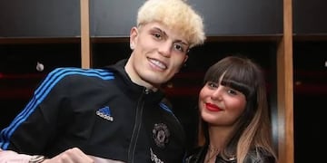 Quién es Eva García, la novia de Alejandro Garnacho, el nuevo jugador de la Selección Argentina