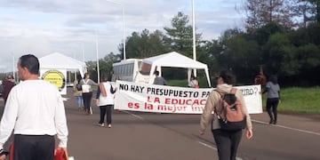 Cortes de ruta en diferentes puntos de la provincia.