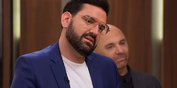 La desagradable reacción de Damián Betular al probar caldo de salame por primera vez en MasterChef