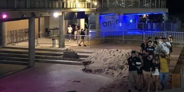 El local de la costa atlántica fue clausurado en paralelo con la causa judicial. (@OdControlMSPBA)