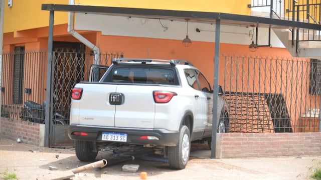 Choque en barrio Patricios de la ciudad de Córdoba.
