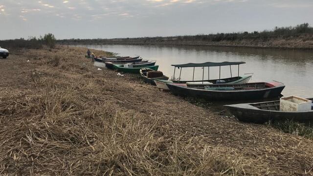 El río San Javier es uno de los brazos donde se advierte la histórica escasez de agua. (Julieta Rico)