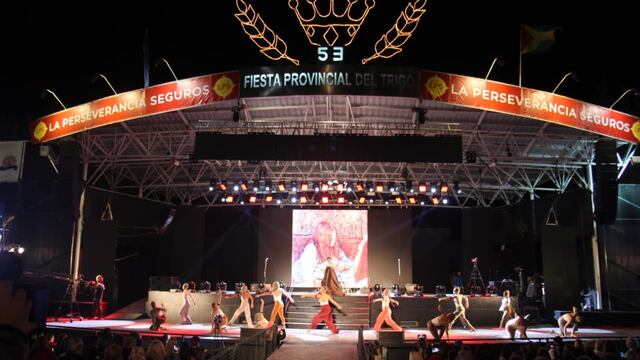 53º Fiesta Provincial del Trigo: una primera jornada multitudinaria