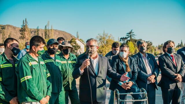 Inauguraron el puente de El Rodeo.