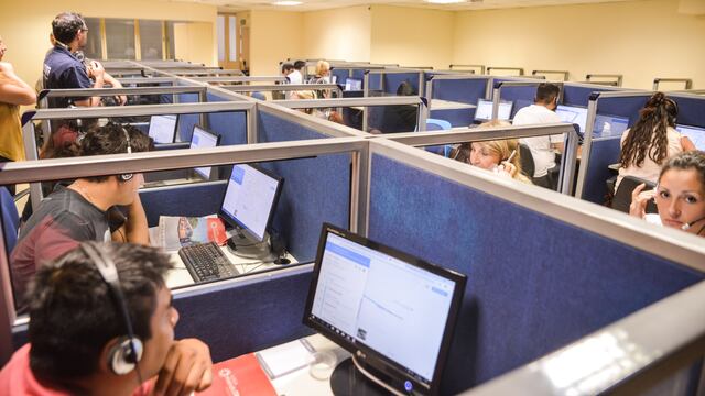 El call center del Gobierno.