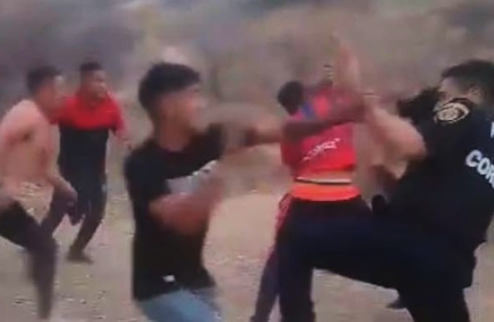 Identifican a los hinchas que protagonizaron una batalla campal en Carlos Paz