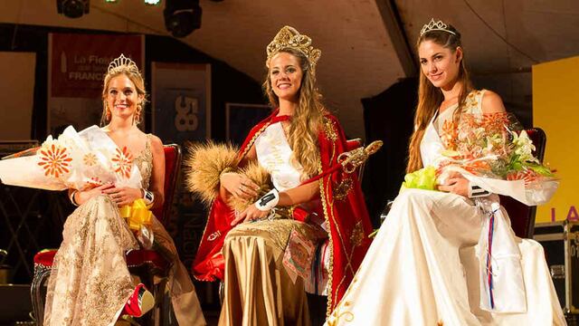 Reina Nacional del Trigo: Valentina Bano; primera princesa: Daiana Scarafía y la segunda princesa: Florencia Paz Costa (Club Leones).