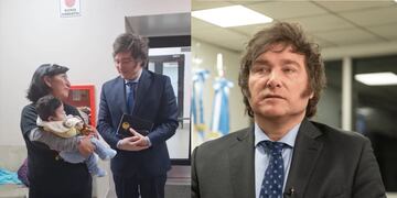 Una mujer le puso Milei a su bebé, conoció al candidato y hasta le cantó para que se duerma