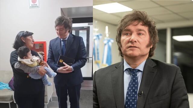 Una mujer le puso Milei a su bebé, conoció al candidato y hasta le cantó para que se duerma