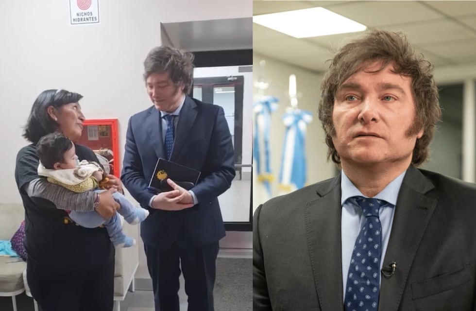 Una mujer le puso Milei a su bebé, conoció al candidato y hasta le cantó para que se duerma