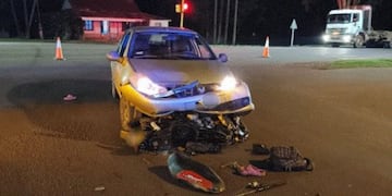 Una joven murió y un adolescente resultó herido en un siniestro vial en Wanda.