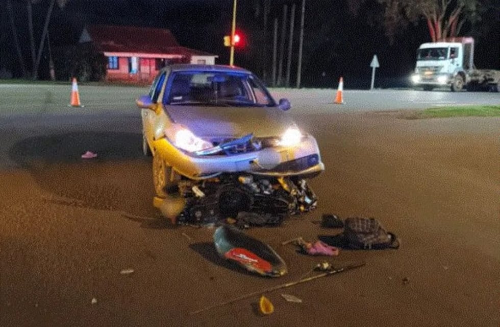 Una joven murió y un adolescente resultó herido en un siniestro vial en Wanda