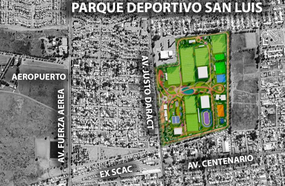 El monstruoso parque deportivo que se construirá en San Luis