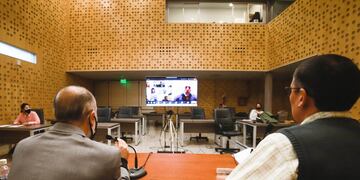Los concejales participaron de la sesión de manera remota (Infopico)