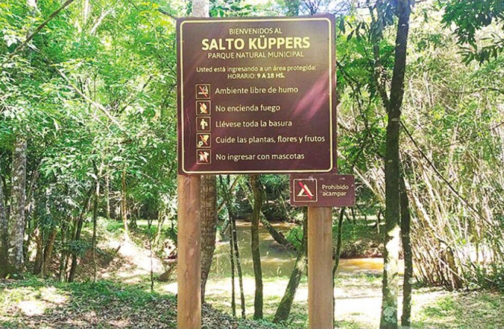 El ministro de Turismo de la provincia recorrerá el Parque Natural Municipal Salto Küppers