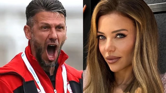 Martín Demichelis y Evangelina Anderson.