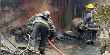 Incendio calle Pueyrredón Arroyito