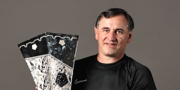 El cordobés Carlos Bustos, campeón con Alianza Lima en 2021. Surgió como futbolista en Talleres. (Prensa Alianza Lima)