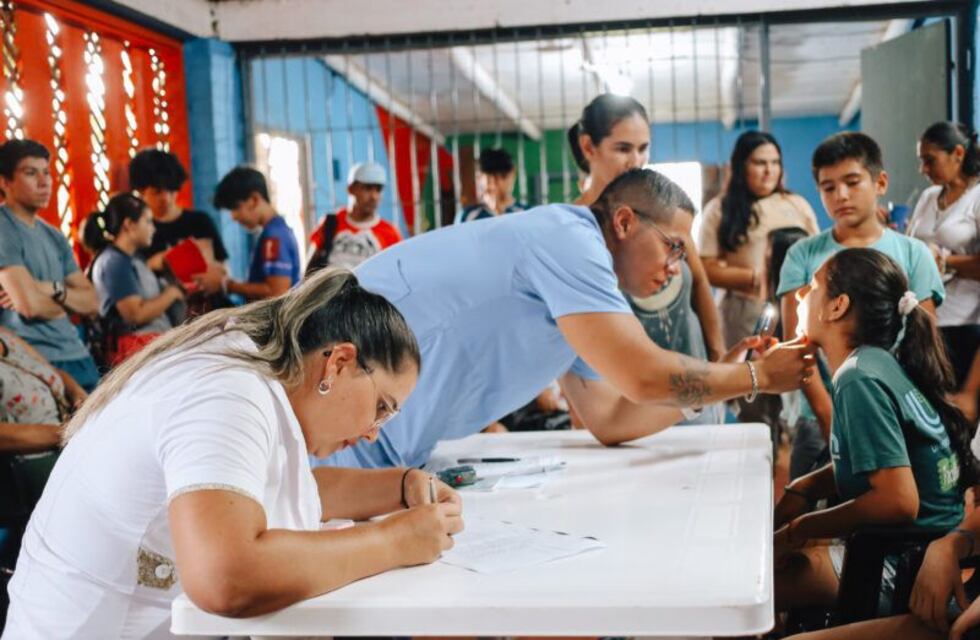 “Vuelta al cole sano”: se llevó a cabo el operativo en el barrio Guaraní de Eldorado